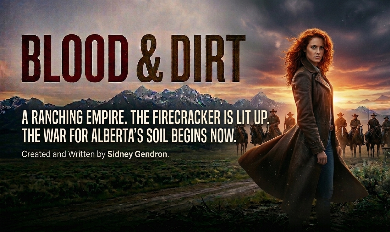 Blood and Dirt — Alberta plains landscape artwork